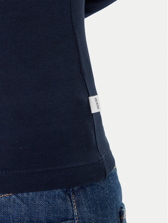 Guess Jeans Guess Jeans Majica W4YI22 J1314 Tamnoplava Regular Fit