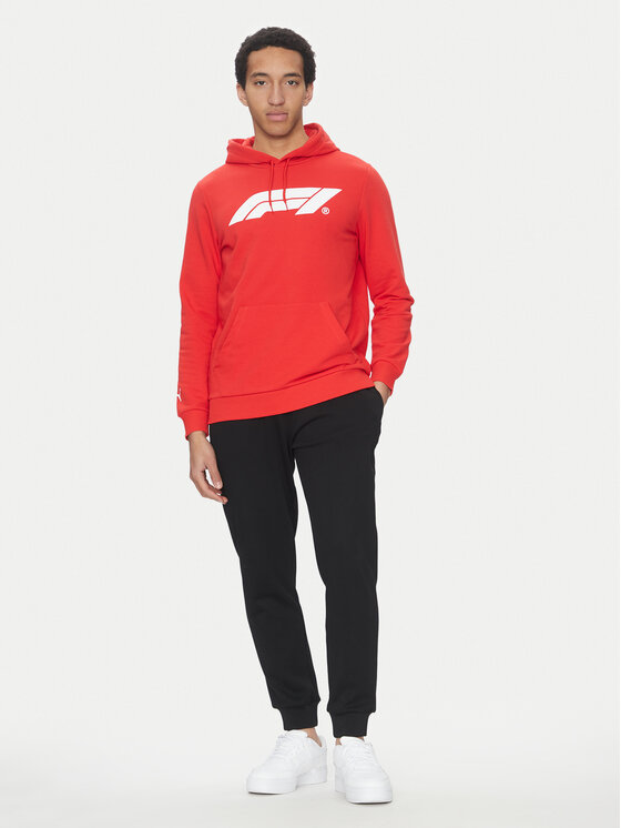 Puma Puma Pulóver F1 Ess Logo 625853 Piros Regular Fit