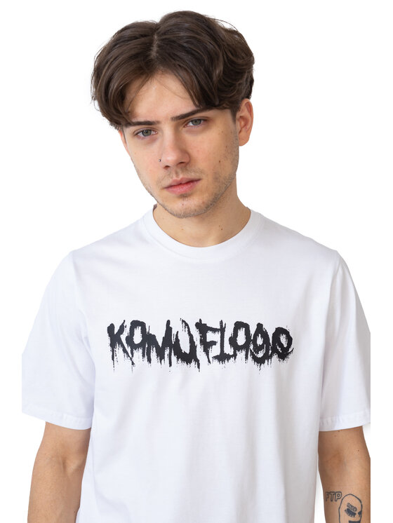 Kamuflage Kamuflage T-Shirt Abyss Biały Oversize