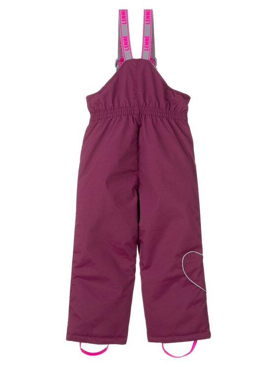 Lenne Lenne Spodnie narciarskie 24353-602 Bordowy Basic Fit