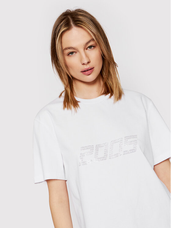 2005 2005 Tričko Unisex Signature Tee Biela Relaxed Fit