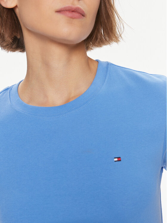 Tommy Hilfiger Tommy Hilfiger T-Shirt New Cody WW0WW40587 Niebieski Slim Fit