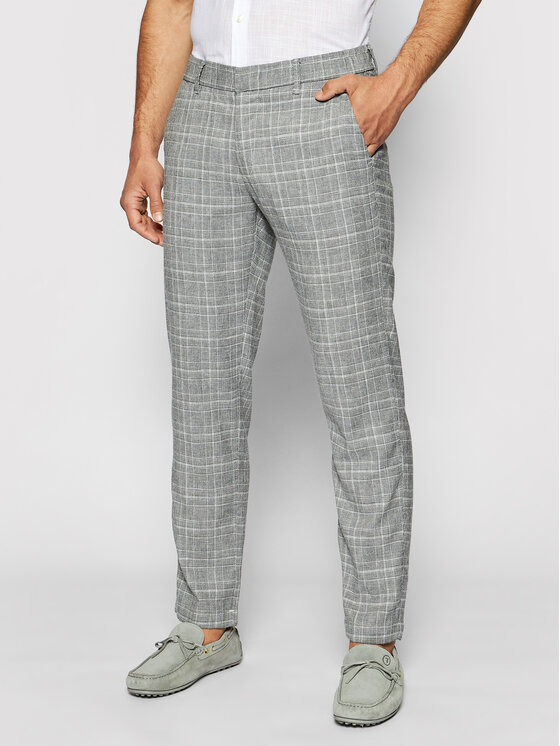 Pierre Cardin Pierre Cardin Chinos kelnes 3520/000/4911 Pilka Regular Fit