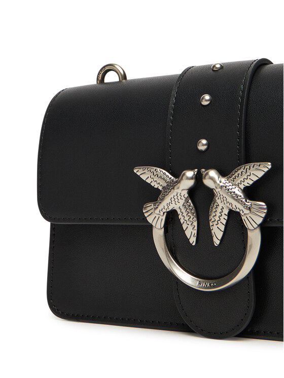 PINKO PINKO Torebka Love One Mini ST.CL Al 25-26 PLTT 105856 A0F1 Czarny