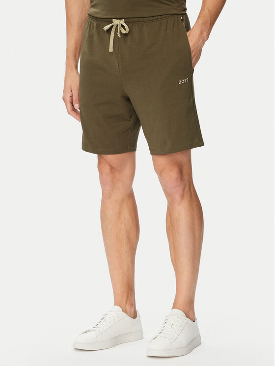 BOSS BOSS Szorty sportowe Mix&Match 50515314 Khaki Regular Fit