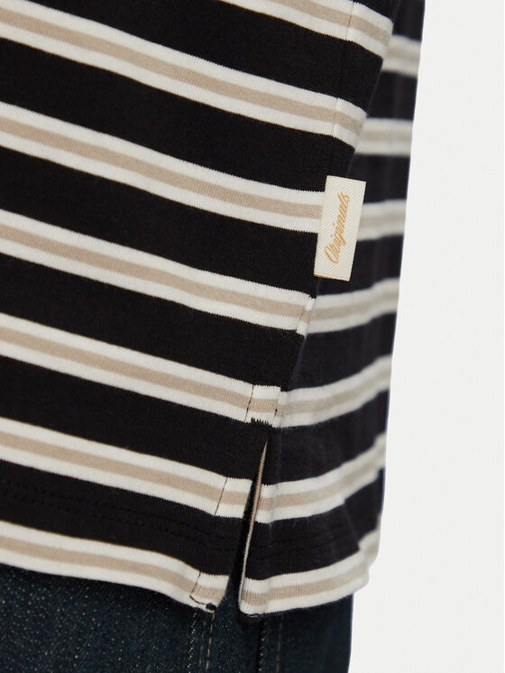 Jack & Jones Jack & Jones Тениска с яка и копчета 12295163 Черен Regular Fit