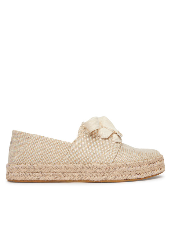 Toms Toms Еспадрильї Carolina Lace Up 10023062 Бежевий
