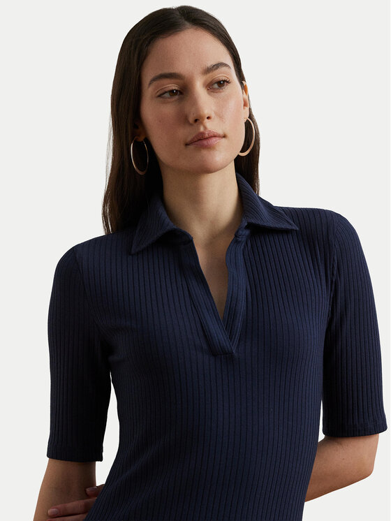 LAUREN RALPH LAUREN LAUREN RALPH LAUREN Kötött ruha 200973609001 Sötétkék Slim Fit