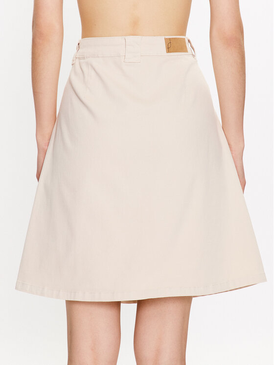 Gonna a trapezio 20612037 Beige Regular Fit