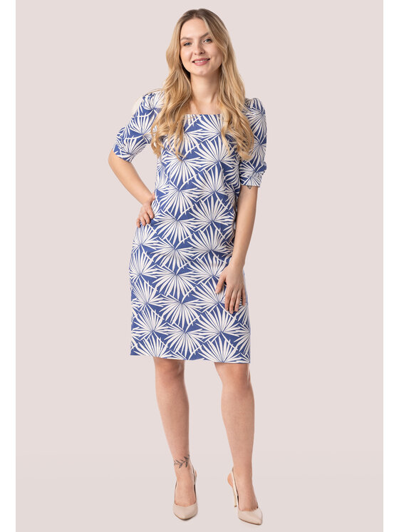 QUIOSQUE QUIOSQUE Každodenné šaty 4LT011 Modrá Regular Fit