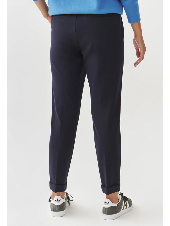 TATUUM TATUUM Kalhoty z materiálu LILO Tmavomodrá Straight Fit