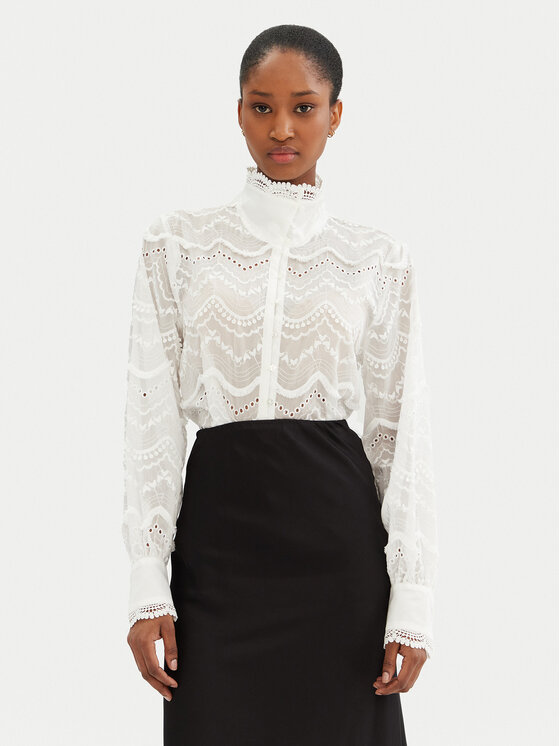 Bruuns Bazaar Bruuns Bazaar Hemd Vinika BBW4243 Weiß Regular Fit