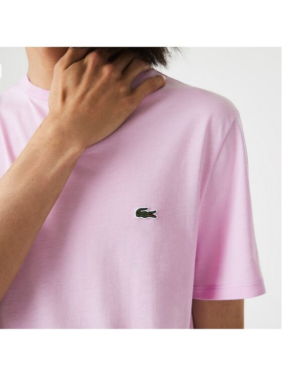 Lacoste Lacoste T-Shirt LACOSTE T-Shirt e Polo Uomo TH6709 Z4H Rosa Ροζ Standard Fit