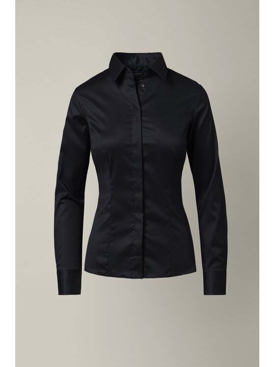 Lancerto Lancerto Koszula Dionisia Slim Czarna KO073126000018 Czarny Slim Fit