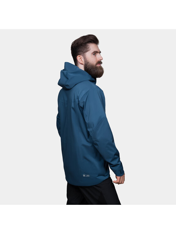 Alpinus Alpinus Kurtka przeciwdeszczowa Arys Niebieski Regular Fit