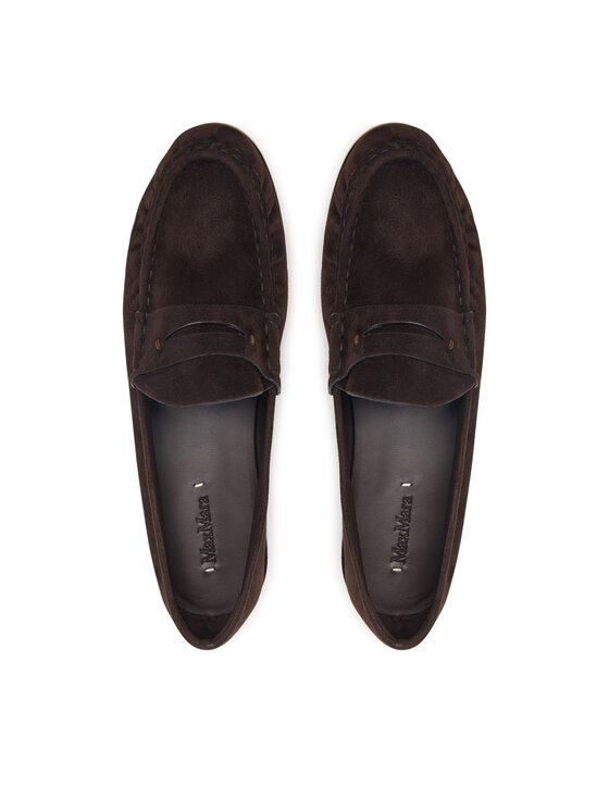 Max Mara Max Mara Slipper Sponda 2624526031 Dunkelbraun
