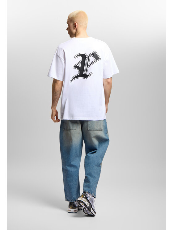 PROSTO. PROSTO. T-Shirt Harvard Biały Oversize