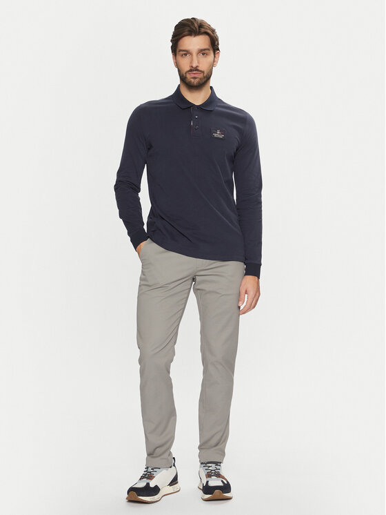 Aeronautica Militare Aeronautica Militare Polo majica 242PO1840J662 Mornarsko modra Regular Fit