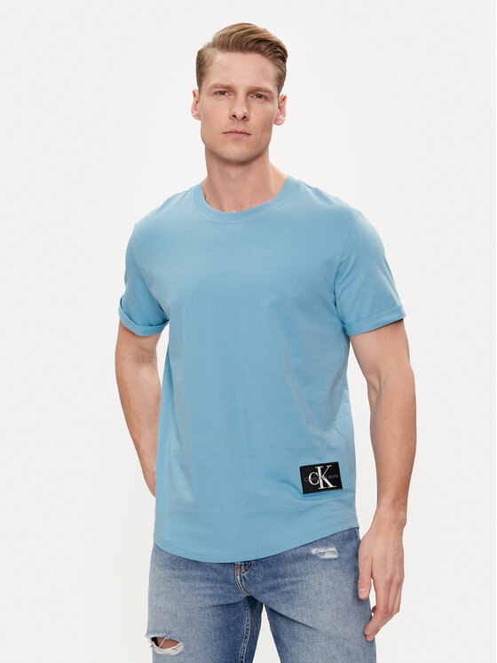 Calvin Klein Jeans T-krekls J30J323482 Zils Regular Fit