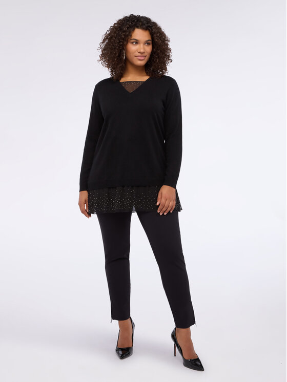 Fiorella Rubino Fiorella Rubino Maglione M383L008331N033 Nero Regular Fit