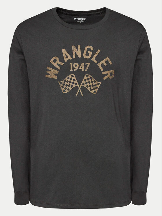 Lee Lee Longsleeve 112357355 Szary Regular Fit