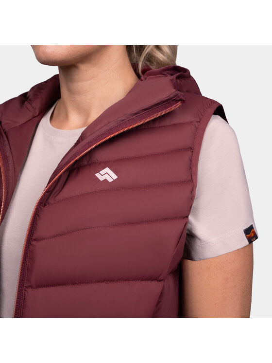 Alpinus Alpinus Kamizelka Aluta Bordowy Regular Fit