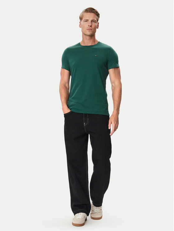 Tommy Jeans Tommy Jeans T-särk DM0DM04411 Tumeroheline Slim Fit