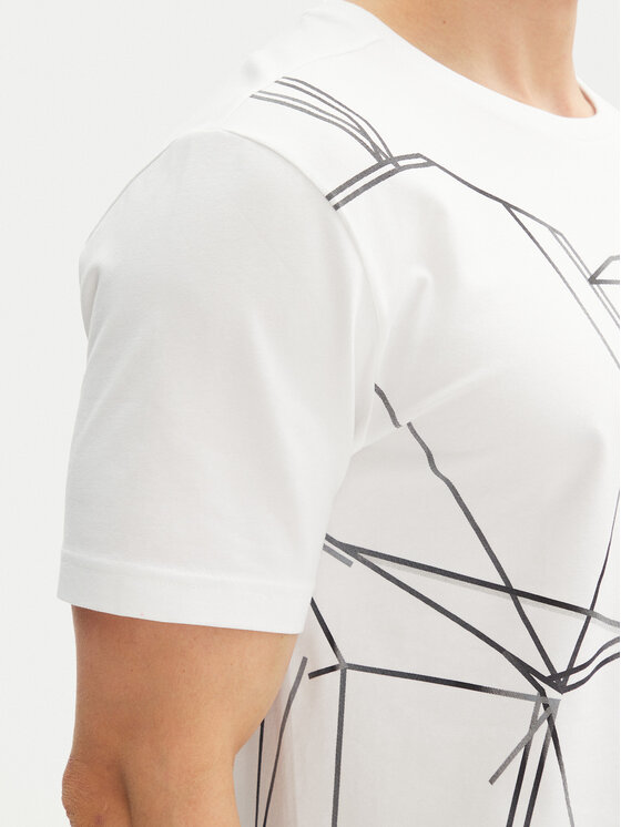 BOSS BOSS T-Shirt Beetle 50542048 Biały Regular Fit