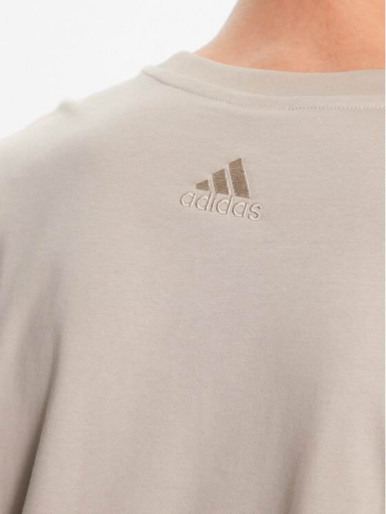 adidas adidas Футболка Essentials Single Jersey Big Logo T-Shirt IJ8575 Бежевий Regular Fit