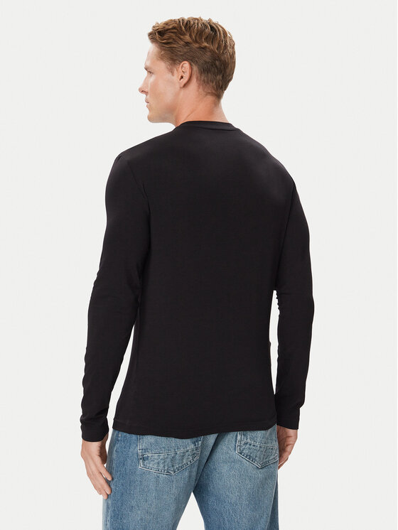 EA7 Emporio Armani EA7 Emporio Armani Pikkade varrukatega T-särk 7M002417 AF10373 UC001 Must Slim Fit