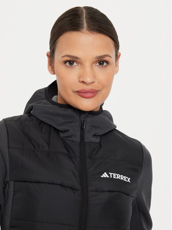 adidas adidas Outdoor яке Terrex Multi Hybrid IR7882 Черен Regular Fit