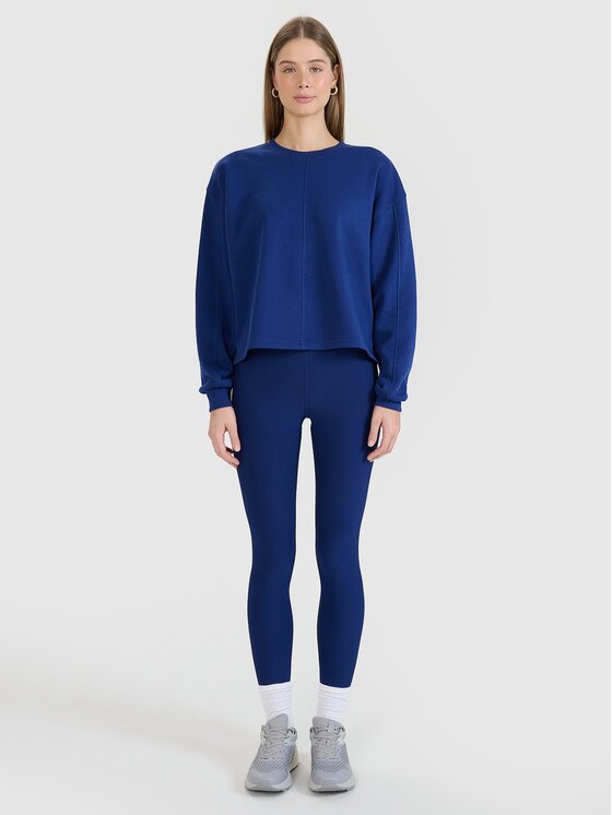4F 4F Bluza 4FWSS25TSWSF1543-30S Niebieski Oversize