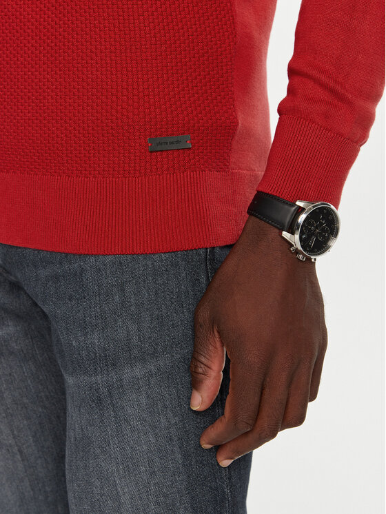 Pierre Cardin Pierre Cardin Sweter C5 51012.5065 Czerwony Regular Fit