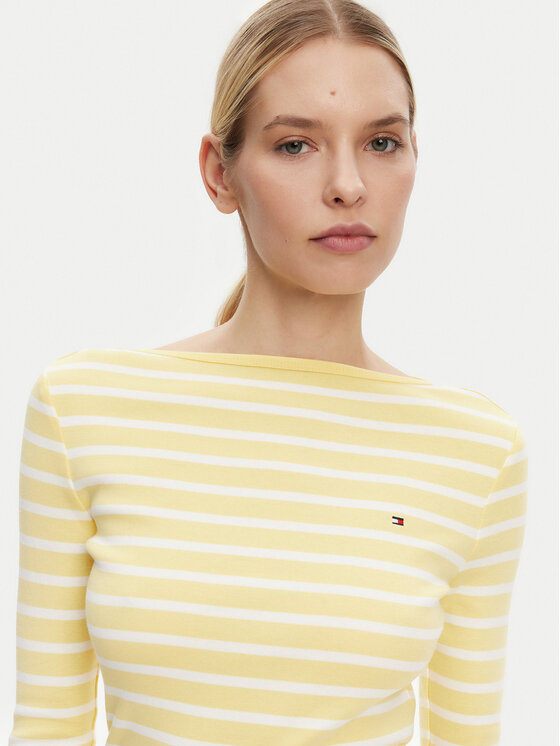Tommy Hilfiger Tommy Hilfiger Blusa New Cody WW0WW40589 Giallo Slim Fit