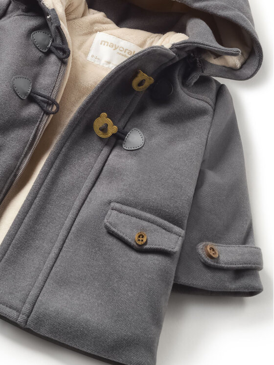 Mayoral Mayoral Преходно палто 2.412 Сив Regular Fit