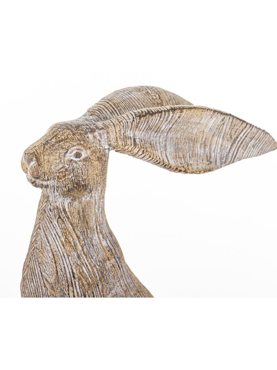 MIAhome MIAhome Figurka królik 22x8,5x17 cm LEONIO-2 Brązowy