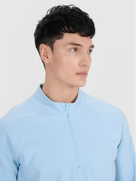 4F 4F Bluza BASKET Niebieski jasny Regular Fit