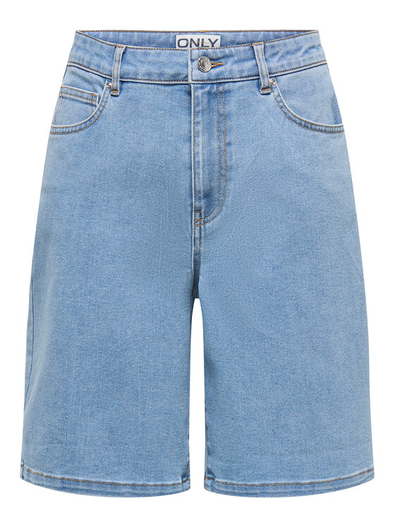 ONLY ONLY Jeans kratke hlače Frida 15360438 Modra Regular Fit