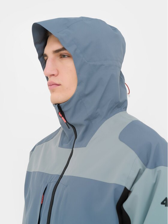 4F 4F Outdoorová bunda 4FSS23TTJAM078-25S Sivá Regular Fit
