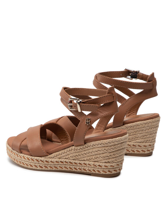 Tan low sale wedge espadrilles