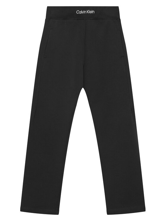 Calvin Klein Jeans Calvin Klein Jeans Pantaloni trening IB0IB02538 D Negru Regular Fit