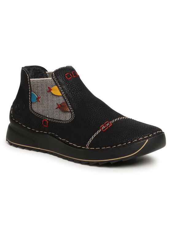 Rieker Rieker Škornji 51592-00 Črna