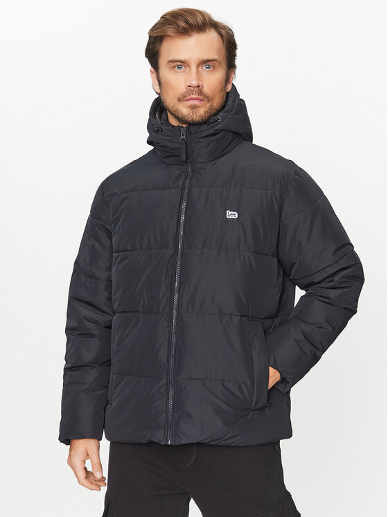 Lee Lee Kurtka zimowa 112341646 Czarny Regular Fit
