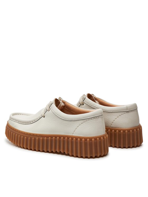 Clarks Clarks Półbuty Torhill Bee 26172085 Écru