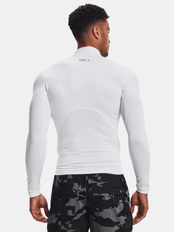 Under Armour Under Armour Longsleeve 1366072-100 Biały Slim Fit
