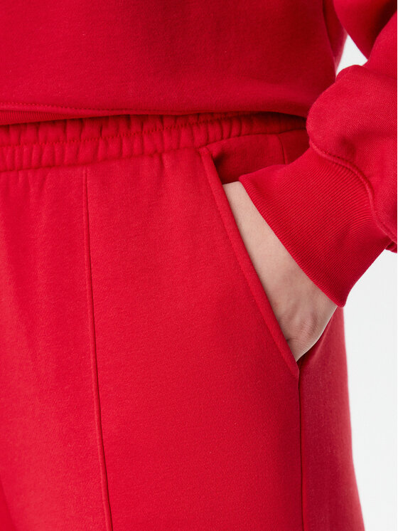 Gap Gap Spodnie dresowe 729444-14 Czerwony Wide Leg