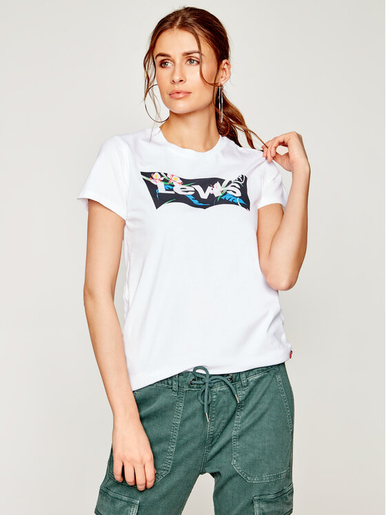 Levi's® Levi's® T-särk The Perfect Graphic Tee 17369-0794 Valge Regular Fit