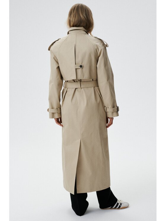 MARI PRETI MARI PRETI Trench Chiara Beige Regular Fit