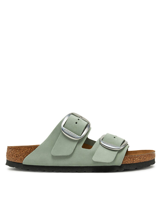 Damskie Klapki Birkenstock, Rozmiar 38, Zielone, Arizona Big Buckle 1029311