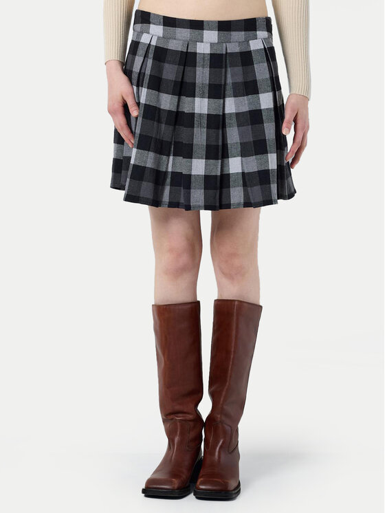 Noisy May Noisy May Fustă mini Ebba 27031442 Gri Regular Fit